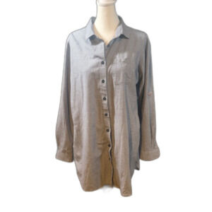 Orvis Women’s Striped Vented Back Sun/Fishing Shirt Medium Coastal Chic Gorpcore